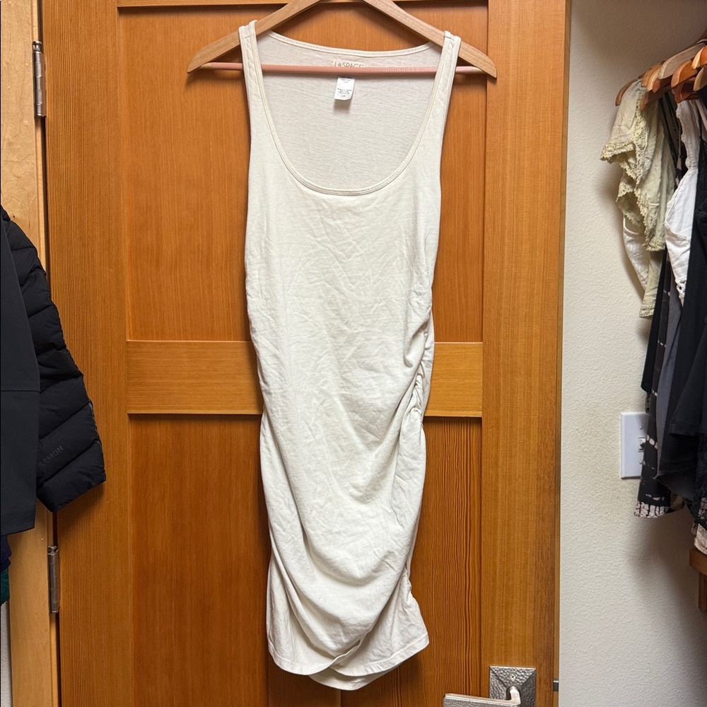 L*Space Cream Cotton wildwood dress
